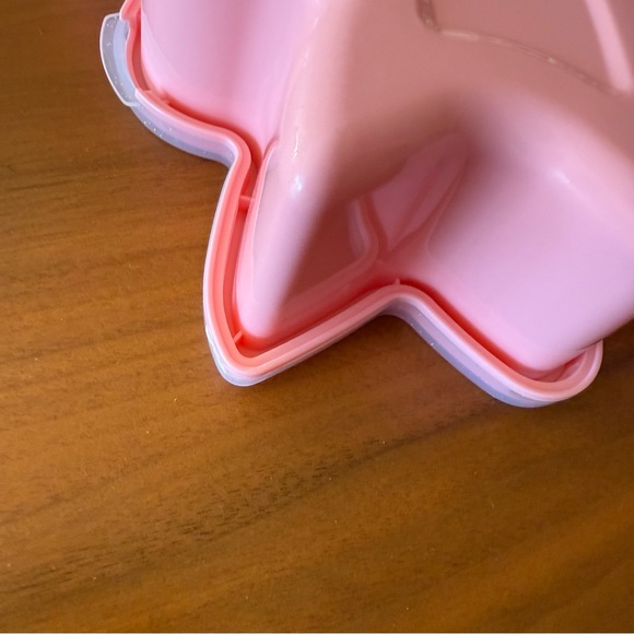 Large Sparkle Bow Snack Box Food Storage Container Valentine SHIP ASAP CWC Pink - Picture 11 of 11